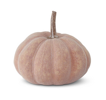 Load image into Gallery viewer, Flocked Resin Pumpkins (3 sizes)