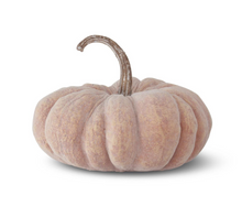 Load image into Gallery viewer, Flocked Resin Pumpkins (3 sizes)