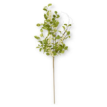 Load image into Gallery viewer, Cream Berries with Leaves and Twig Stem
