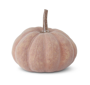 Flocked Resin Pumpkins (3 sizes)