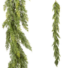 Load image into Gallery viewer, Deep Green Cedar Garland
