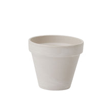 Load image into Gallery viewer, White Clay Pot with Saucer
