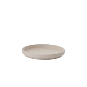 White Clay Pot with Saucer