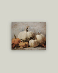 Vintage Pumpkin Print - Unframed