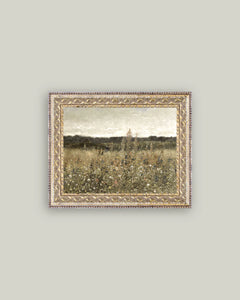 Framed Wildflower Field Print (10x8)