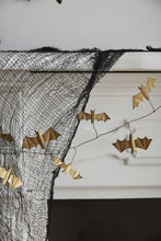 Load image into Gallery viewer, Gold Bat Garland, 72&quot;
