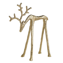 Load image into Gallery viewer, Gold Reindeer Decorative Accent
