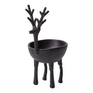 Black Reindeer Bowl