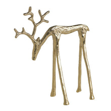 Load image into Gallery viewer, Gold Reindeer Decorative Accent
