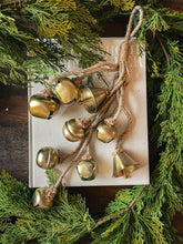 Load image into Gallery viewer, Classic Jingle Bell Cluster with Jute Rope
