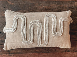 Wandering Jute Lumbar Pillow