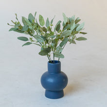 Load image into Gallery viewer, Navy Glazed Vase
