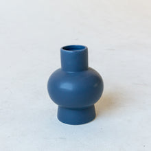 Load image into Gallery viewer, Navy Glazed Vase
