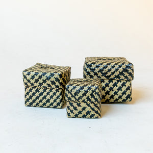 Checkerboard Seagrass Baskets