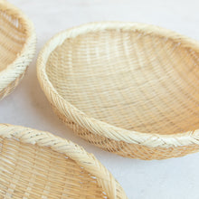 Load image into Gallery viewer, Hand-Woven Bamboo Baskets
