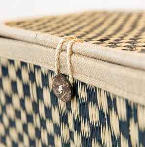 Hand-Woven Seagrass Box