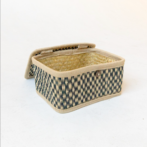 Hand-Woven Seagrass Box