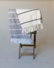 Load image into Gallery viewer, Heather Striped Throw
