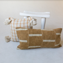 Load image into Gallery viewer, Mudcloth Pieced Lumbar Pillow
